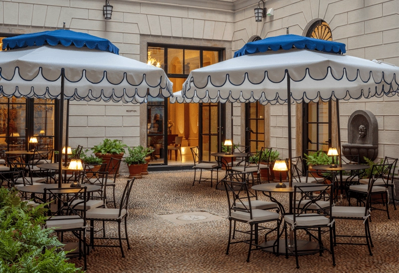 Rocco Forte House courtyard