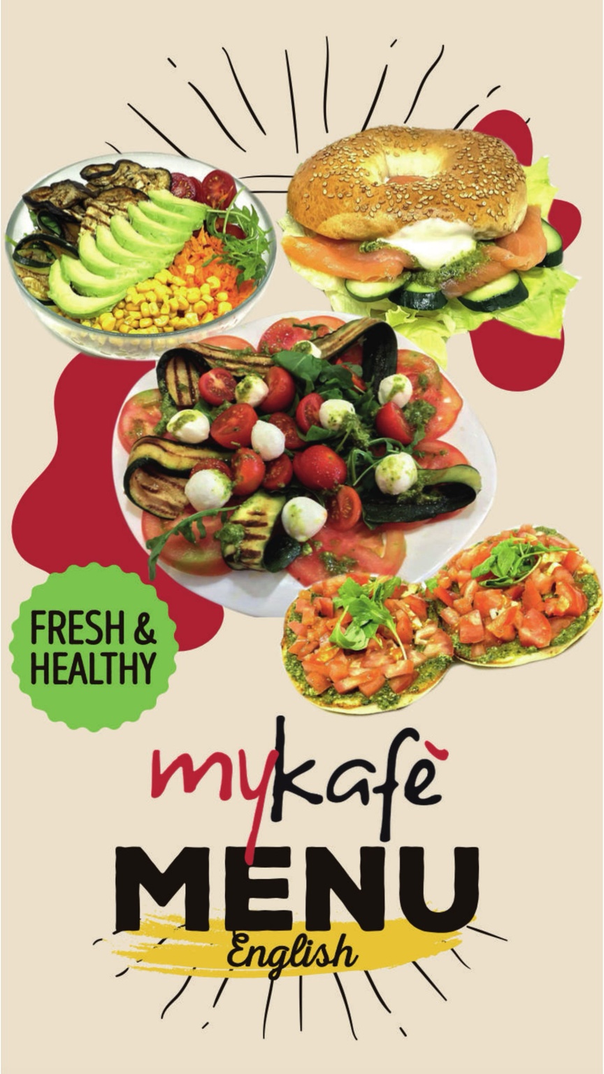 My Kafè menu page 1