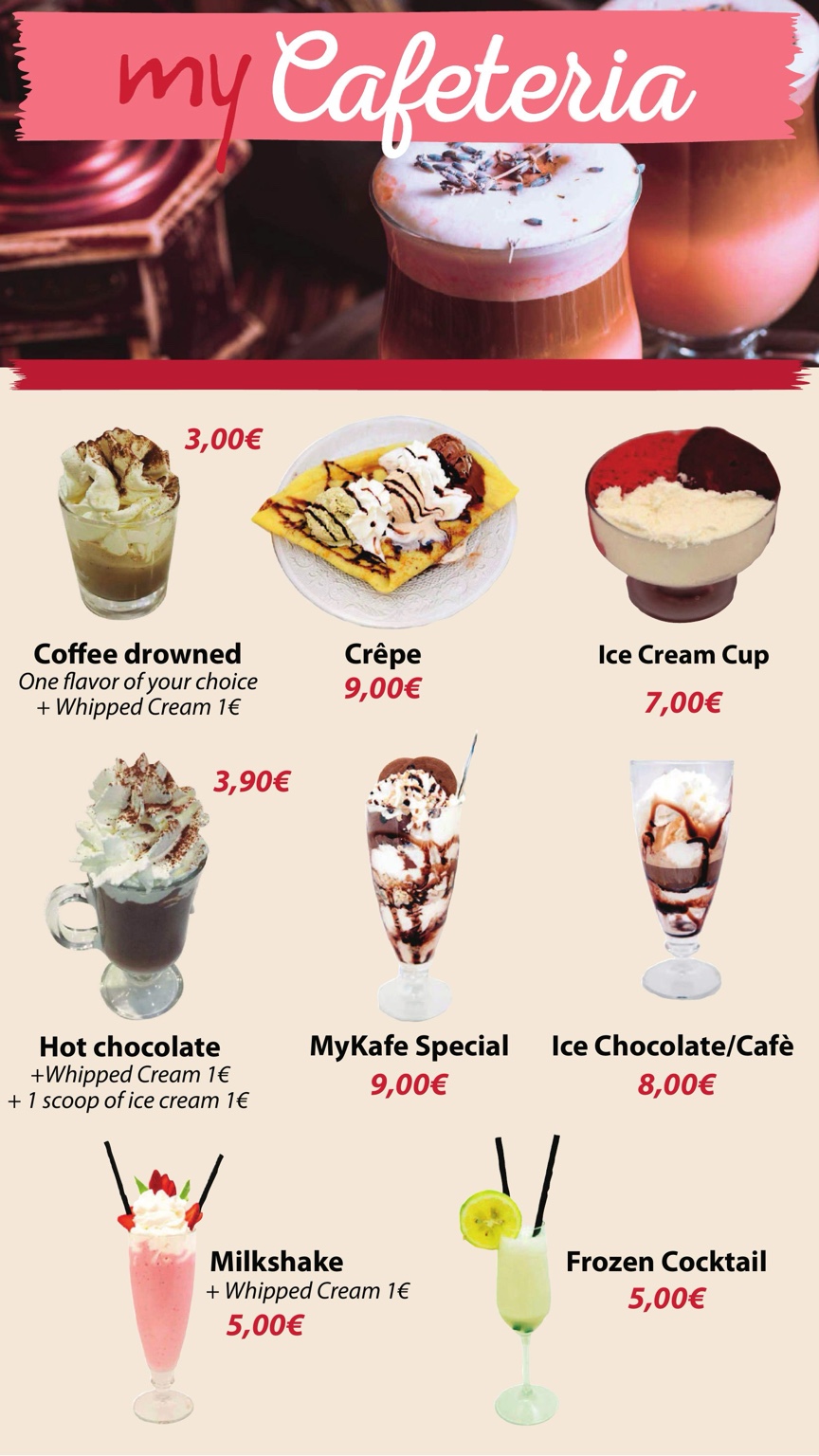 My Kafè menu page 7