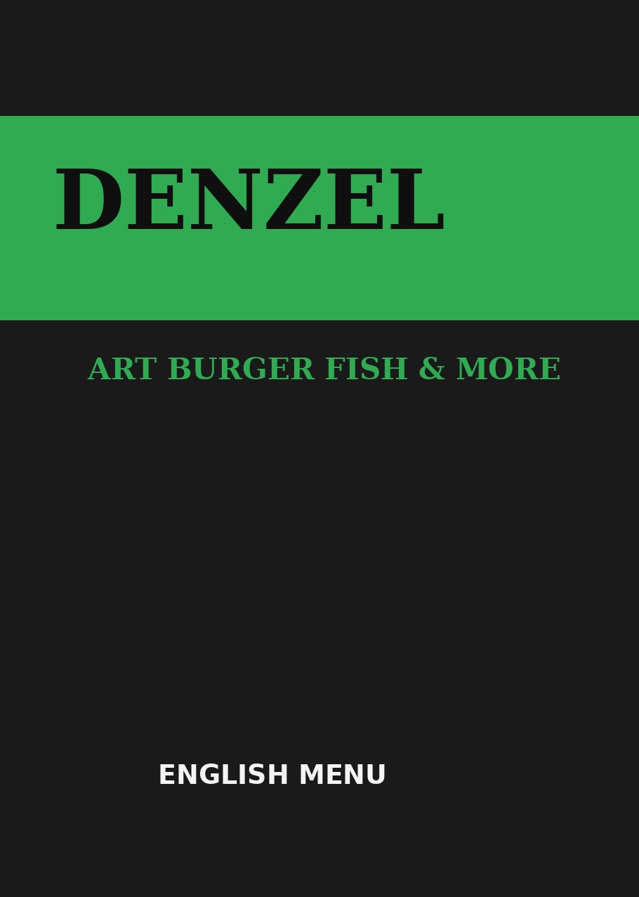 Denzel menu page 1